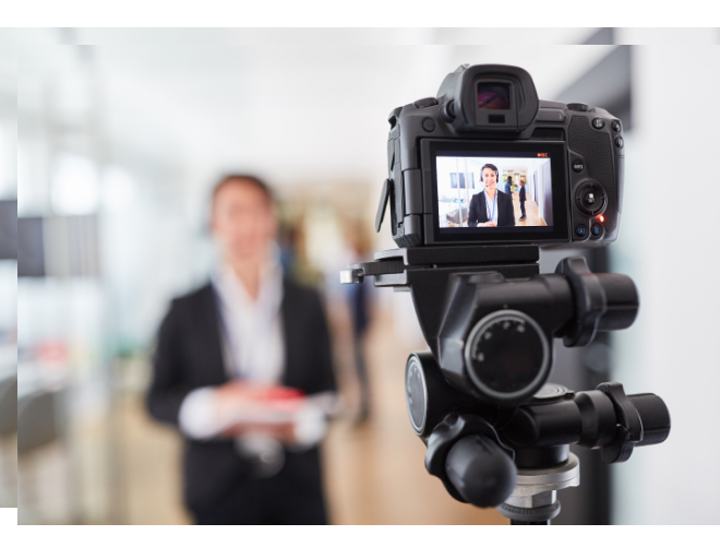 Video recording of presentation videos